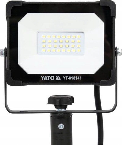 Рефлектор ЛЕД со статив Јато YT-818141, 20W, 1900 lm, црн