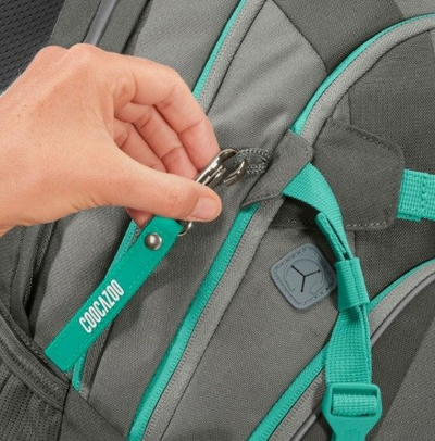 Çantë shpine Coocazoo Mate 2.0, ergonomike, poliester, gri