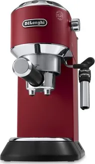 Aparat espresso DeLonghi Dedica EC 685.R, 15 bar, shkop avulli për kapuçino, e kuqe