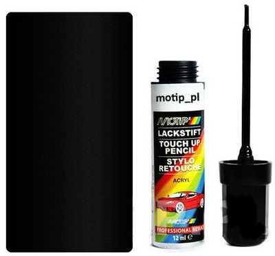 Set bojë dhe kit auto MOTIP 951021, 12ml, 1000g, i zi dhe i bardhë mat