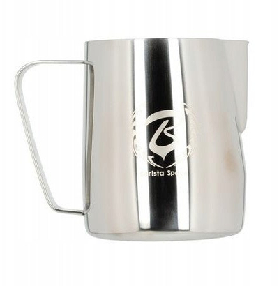 Ибрик за млеко Barista Space Milk Jug, 600ml, нерѓосувачки челик, полиран сребрен