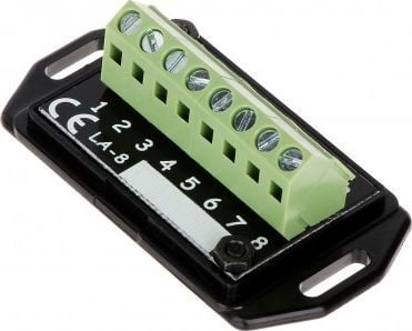 Shirit lidhës Delta UNIVERSAL CONNECTOR STRIP LA-8, terminal universal, i bardhë