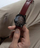 Orë dore për meshkuj Guess Crescent GW0628G4, e kuqe