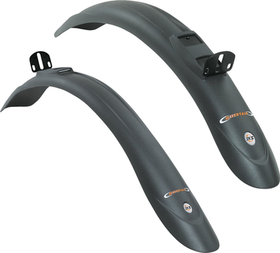 Set mbrojtëse për biçikletë SKS Beavertail, për rrota 26\" 28\", plastikë, gri e errët