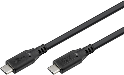 Kabllo USB Goobay USB-C në USB-C 1.5m, USB4, 240W, i zi