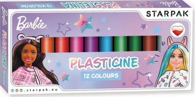 Plastelinë Starpak Barbie 513956, 12 ngjyra