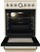 Електричен шпорет Gorenje GECS5B70CLI, рерна 70L, керамички плотни, слонова коска