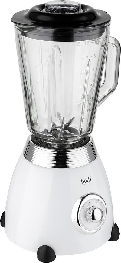 Mikser blender Botti Stoowy Line, enë qelqi 1.5L, funksion puls, i bardhë