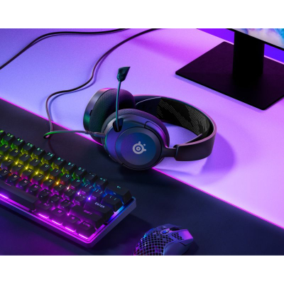 Kufje gaming SteelSeries Arctis Nova 1, me kabllo 3.5mm, mikrofon me heq zhurmat, të zeza