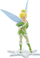 Figurinë Bullyland Tinker Bell Winter Fairy, modeli BUL-12840, jeshile