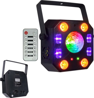 Efekt drite LED Light4Me Turbo Flower, multi efekt, DMX, i zi