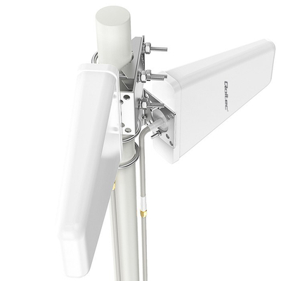 Antena RTV Qoltec DUAL 4G LTE, 14dBi, omnidireksionale, e bardhë