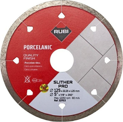 Disk diamanti Rubi Slither Blade 125 Pro, 125mm, për pllaka dhe gurë