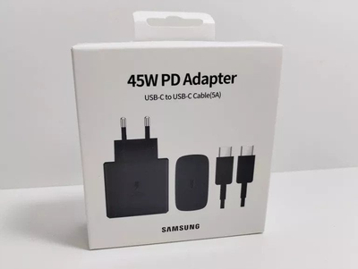 Адаптер полнач Samsung EP-TA845, USB C, 45W PD, црн