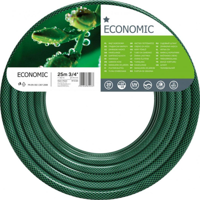 Zorrë kopshti Cellfast Economic 3/4", 25m, jeshile