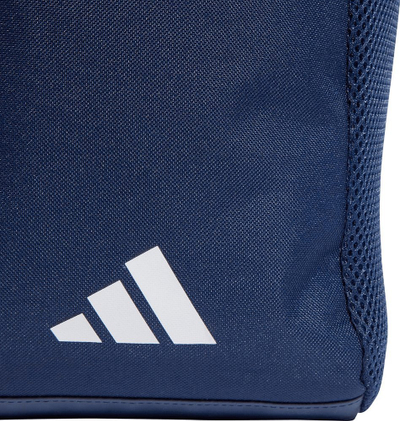 Çantë këpucësh adidas Tiro IB8647 me zinxhir, sportive, blu navy