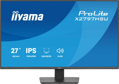 Monitor IIYAMA ProLite X2797HSU-B1, 27\", Full HD, 120Hz, i zi