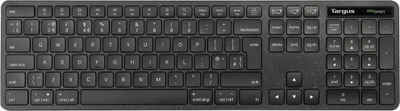 Tastierë Targus EcoSmart AKB873NO, pa tela, RF 2.4GHz dhe Bluetooth, QWERTY