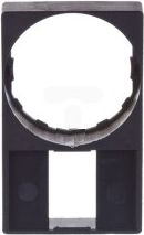 Pllakë Schneider Electric për etiketa 8x27mm, vrimë 22 mm, katrore, e zezë