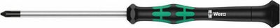 Прецизна шрафцигер Wera Kraftform Micro PH00, крстаста глава Phillips, 40mm, зелена