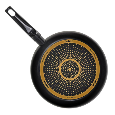 Tigan Tefal, 28cm, alumini, i zezë
