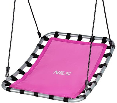 Luhatëse drejtkëndëshe NILS Camp NB5045, 76x102cm, kapacitet 150kg, rozë
