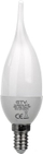 Llampë LED GTV Flame E14, 6W, 470lm 3000K, e bardhë