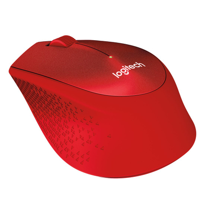 Maus Logitech M330 - Wireless, 2.4GHz, i kuq
