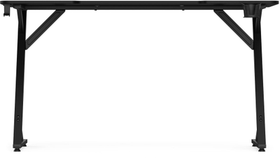 Tavolinë gaming SENSE7 VAMO, 140x70cm, strukturë çeliku, e zezë