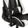 Karrige gaming SPEED me mbështetëse këmbësh, 68×71.5×134 cm (HM1063.01), zezë/ bardhë