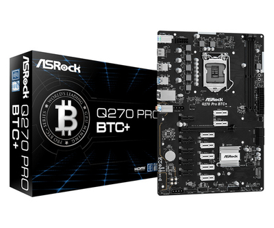 Pllakë amë Asrock Q270 Pro BTC+ Intel Q270 LGA 1151 (Socket H4) ATX