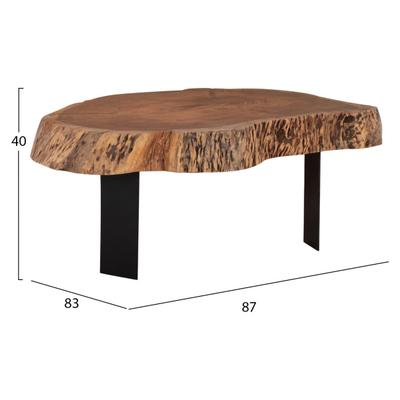 Tavolinë për kafe Briggs 80-87×50-83×40 cm (HM8776.11)