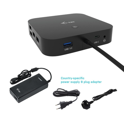 Docking station I-TEC C31HDMIDPDOCKPD100, USB-C, 4K, 100W, i zi
