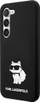 Mbrojtëse telefoni Karl Lagerfeld Choupette NFT, për Samsung Galaxy S24, silikon i lëngshëm, e zezë