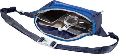 Çantë bel Eagle Creek Stash Cross Body, me rrip të rregullueshëm, xhepa me zinxhir, blu