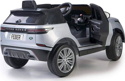 Makina elektrike për kalamaj Feber Range Rover Velar, bateri 6V, 111 x 64 x 53 cm, gri