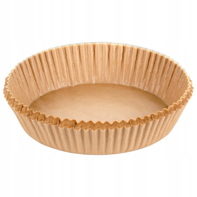 Letra për fritezë me ajër Vilde, t’rrumbullakta 19 cm, set 50 copë, ngjyrë kafe natyrale