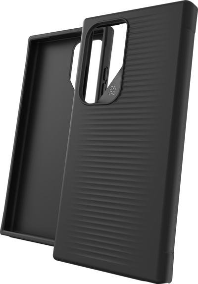 Kllëf telefoni ZAGG Luxe, për Samsung Galaxy S24 Ultra, antishok, i zi