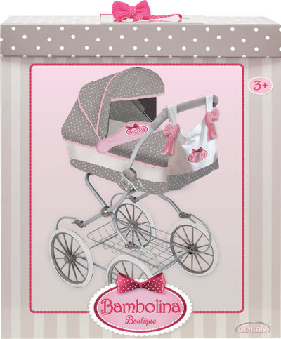 Karrocë kukullash Bambolina Classic Boutique, BD1606