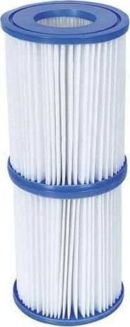 Set Bestway prej 2 fishekësh për filtrimin e pishinës, 10.6x13.6cm