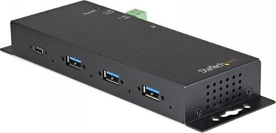Hub USB StarTech 4 porta, USB 3.2 10Gbps, metalik industrial, i zi