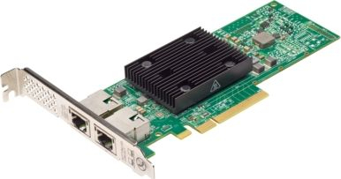 Kartë rrjeti Broadcom NetXtreme-E P210TP, PCIe, 2x 10GbE, e brenda në server