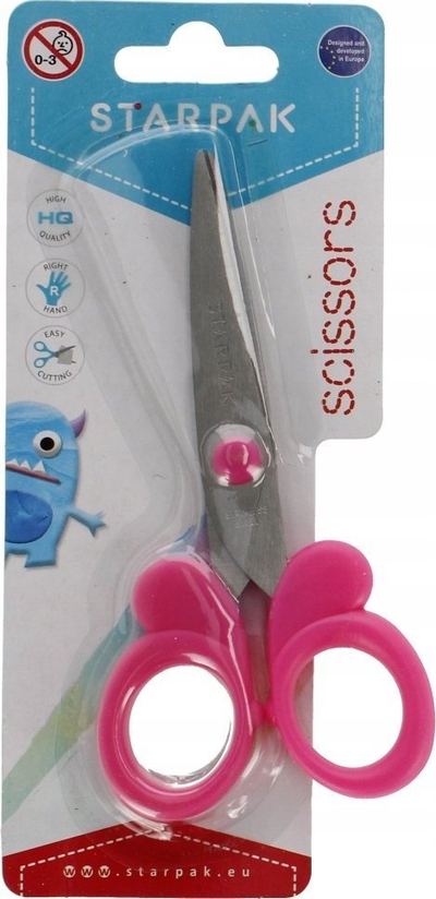 Gërshërë zyre dhe shkolle Starpak, 13.5 cm, çelik inox