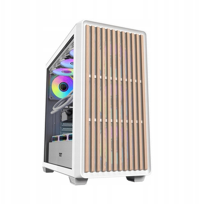 Kasë kompjuteri DarkFlash DS900WD, Midi Tower, e bardhë, pa ventilatorë
