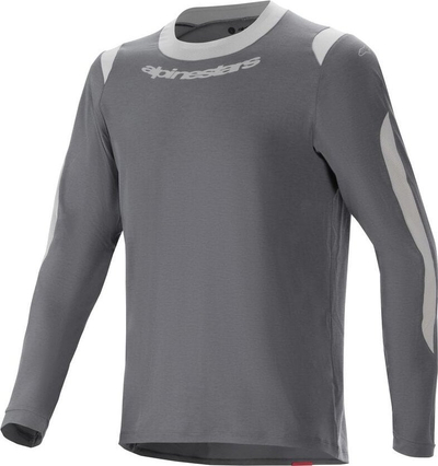 Блуза за велосипедизам Alpinestars A-Dura Dri Wool, долги ракави, за мажи, сива, L