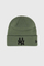 Kapele New Era New York Yankees Essential Beanie, e ngrohtë, khaki jeshile