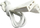 Kabllo për makinë qepëse Łucznik TUR2 11-1, 2P II, 2x0.75mm, e bardhë