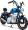 Motoçikletë elektrike për fëmijë YSCY Chopper, 1 sedilje, me pedale, e kaltër