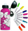Shishe alumini për pije DIY Butterflies, 600 ml, rozë