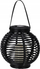 Соларен фенер PROGARDEN Lantern KO CX2000240, ратан, 21x21 cm, црн